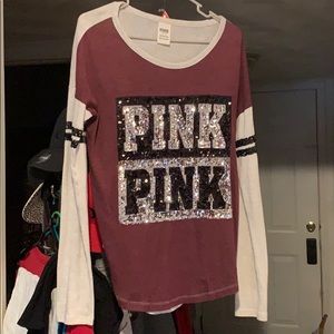 Pink long sleeve shirt